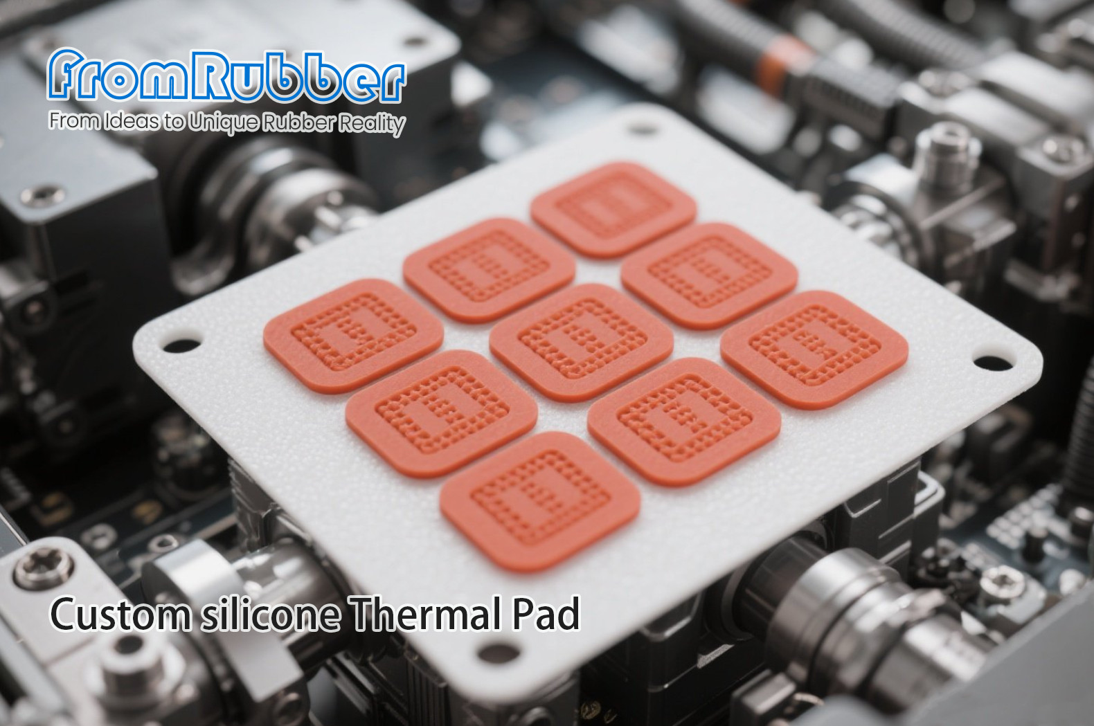 Silicone Thermal Pads in different thicknesses