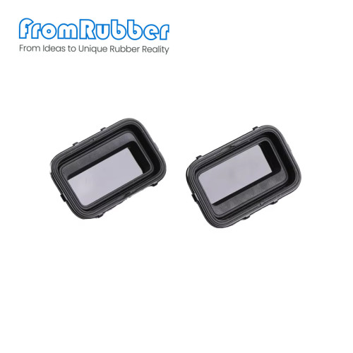 Custom Plastic Metal Parts Covered Rubber One-piece Overmolding