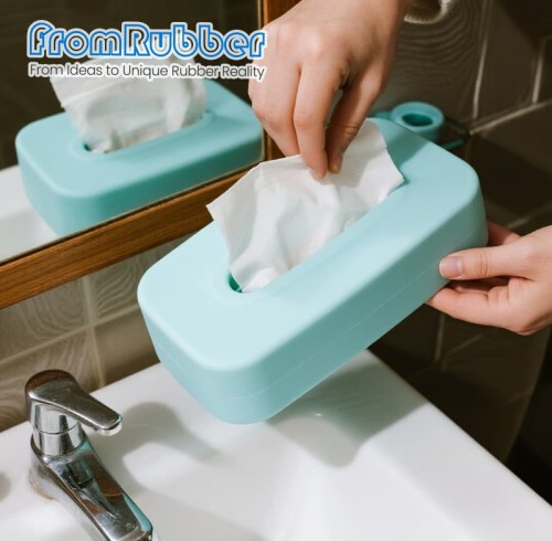 Stick It & Forget It: The Suction Cup Silicone Tissue Holder for Your Bathroom