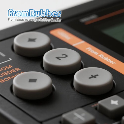Equipment Silicone Keypad – Chemical Resistant, Laser Etched,Screen Printing