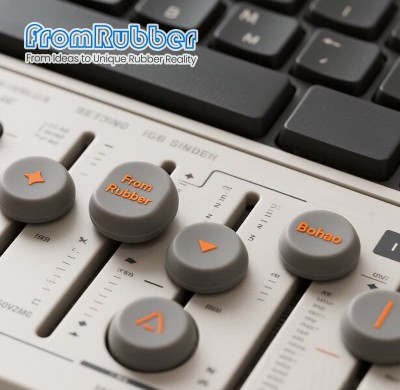 Customized Raised/Recessed Character Silicone Keypad Buttons