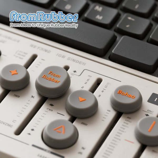 Customized Raised/Recessed Character Silicone Keypad Buttons