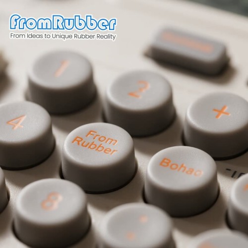 Customized Raised/Recessed Character Silicone Keypad Buttons