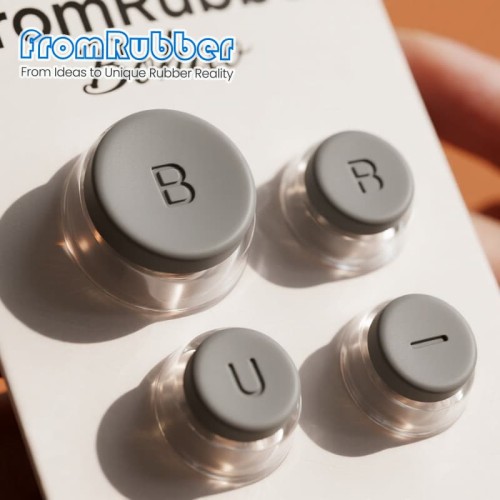 Customized Raised/Recessed Character Silicone Keypad Buttons