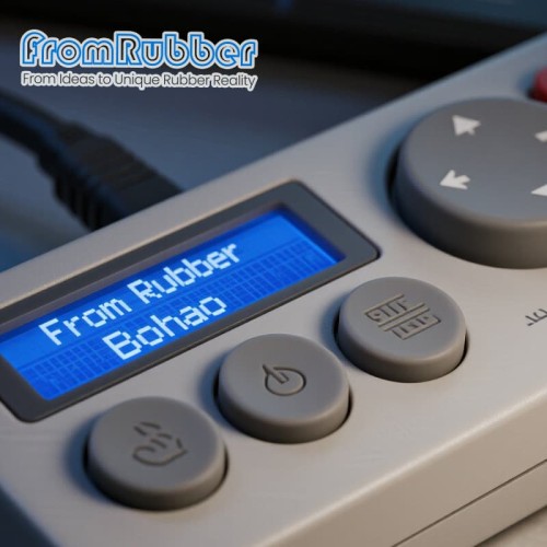 Customized Raised/Recessed Character Silicone Keypad Buttons