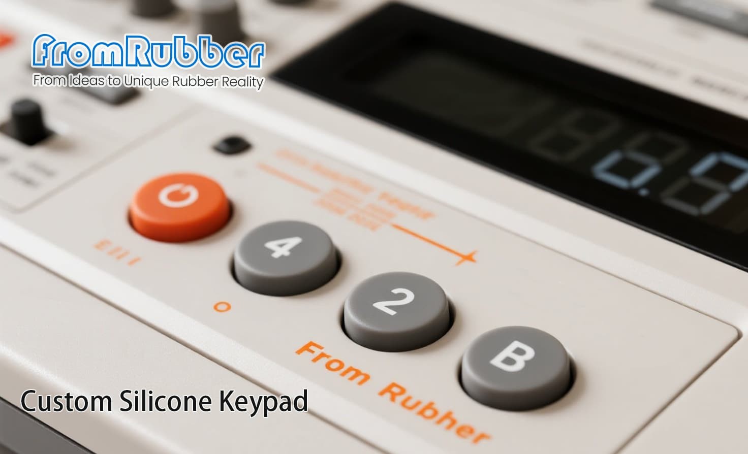 Custom silicone rubber keypad
