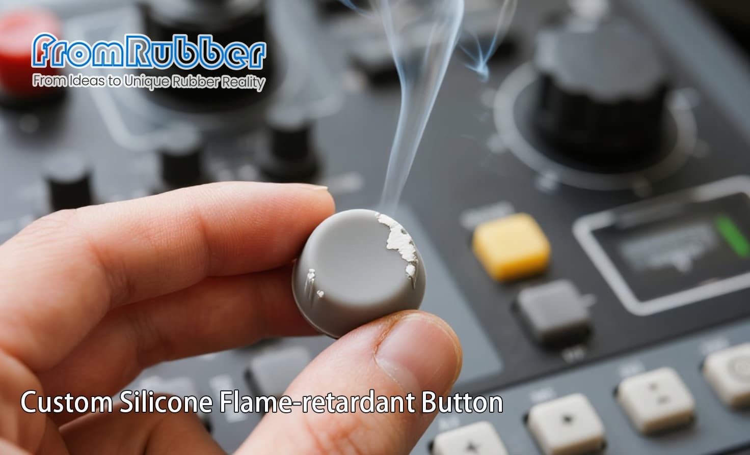 UL94 V-0 Certified Silicone Keypads in Industrial Application
