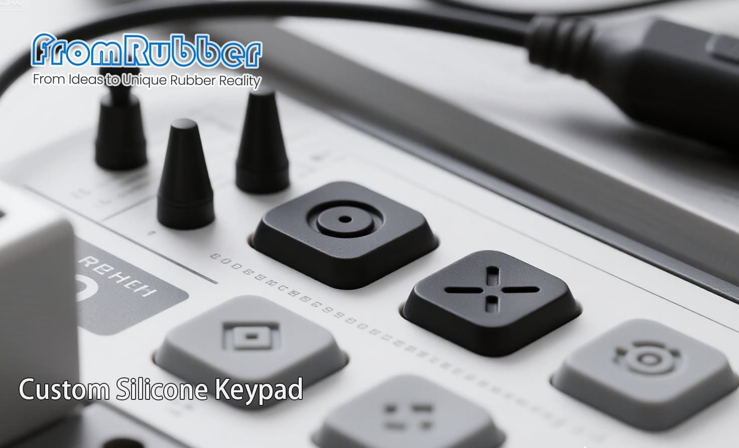 Industrial Silicone Keypad for Medical and Kiosk Equipment