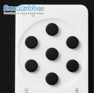 Conductive Silicone Keypad – Button Matrix, IP68 Rated, Carbon Pill Switches