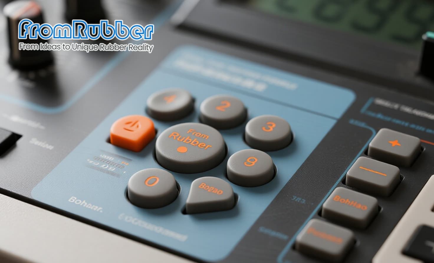 Industrial applications of silicone rubber keypads