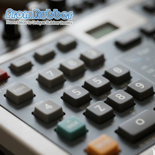 Tactile Rubber Buttons for Industrial Control Panel Keypads