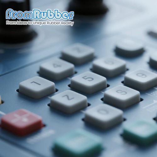 Tactile Rubber Buttons for Industrial Control Panel Keypads