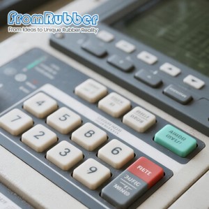 Tactile Rubber Buttons for Industrial Control Panel Keypads