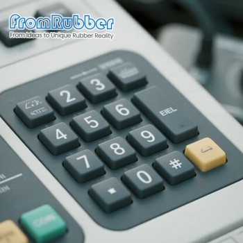 Conductive Silicone Keypad – Button Matrix, IP68 Rated, Carbon Pill Switches