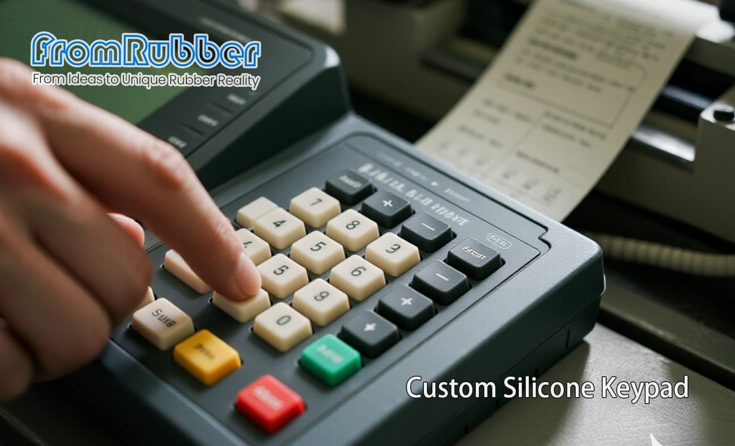 Cost comparison chart between touchscreen and silicone keypad solutions