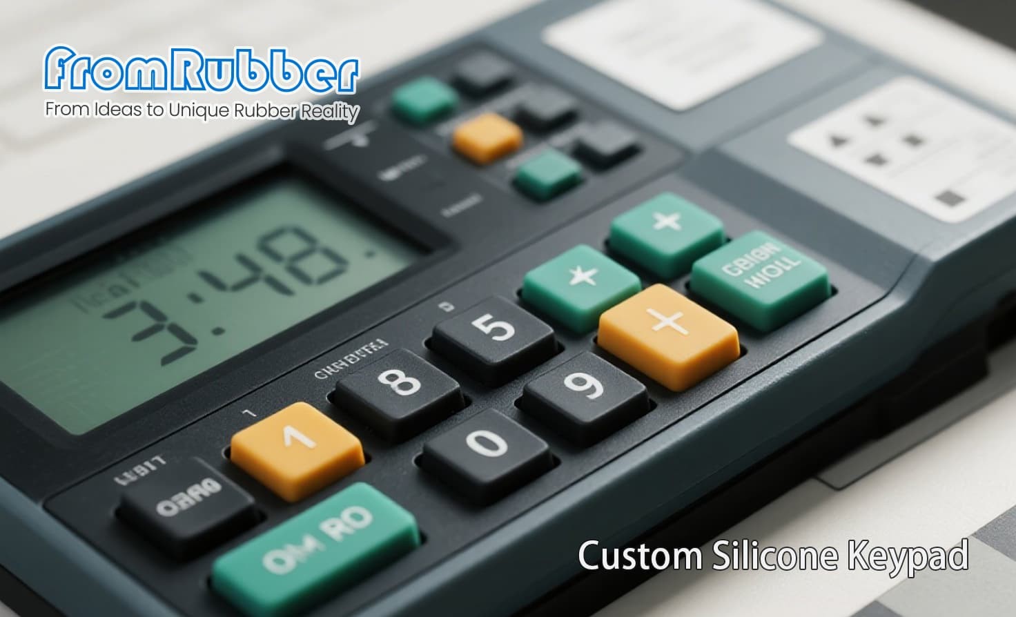 Comparison between touchscreen and silicone keypads