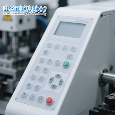 Silicone Overlay Panel Adhesive Backing Silicon Membrane Keypad