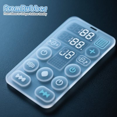 White Clear Blank Led Silicone Control Panel Prototyping & Manufacturing