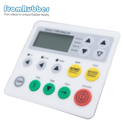 Conductive Silicone Control Panel with Buttons for Electronics & Industrial
