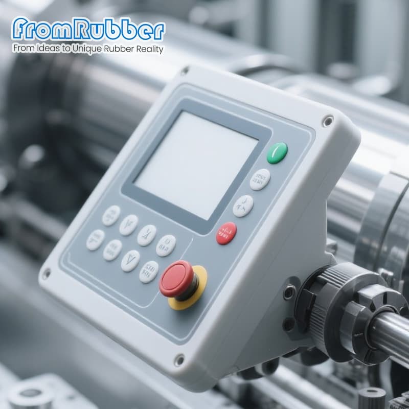Machine Silicon Control Protector Conductive Silicone Control Panel with Buttons for