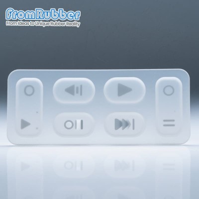 White Clear Blank Led Silicone Control Panel Prototyping & Manufacturing