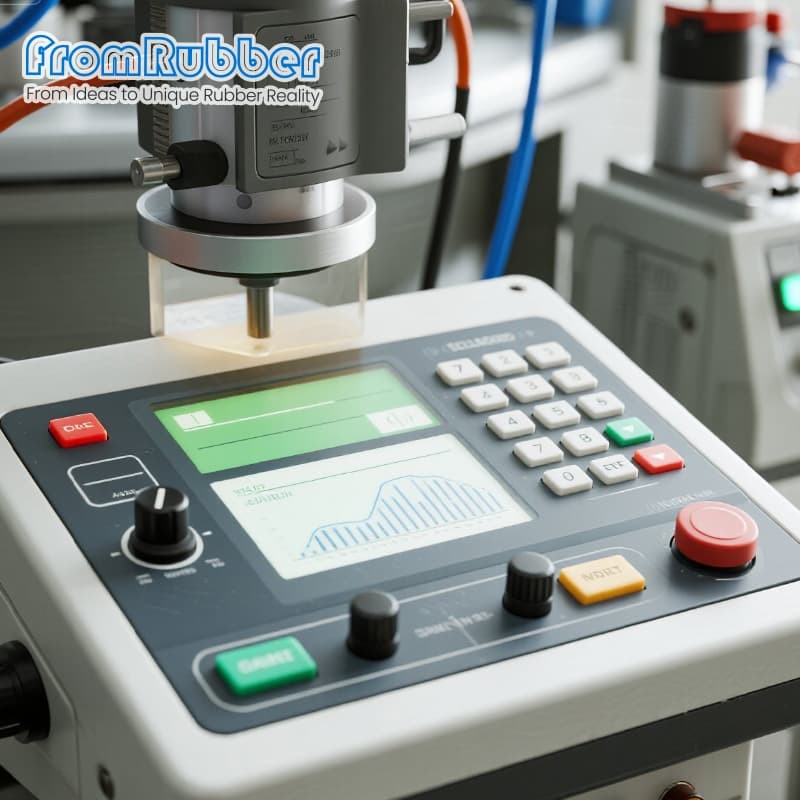 Medical equipment with silicone control panel