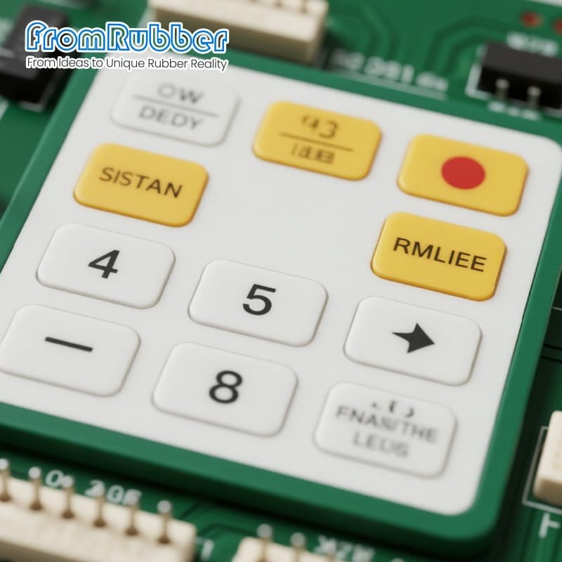 Available color options for membrane switches