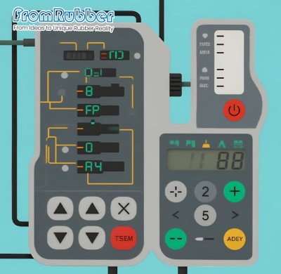 FPCA Silicone Membrane Switch Panel with Good Flexibility
