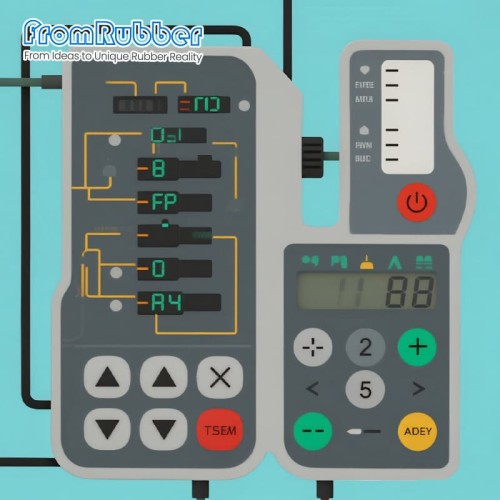 FPCA Silicone Membrane Switch Panel with Good Flexibility