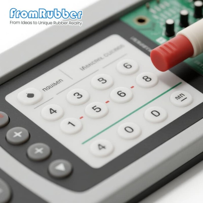 Electronic Membrane Switch Keypad Silicone Button Panel Switchs