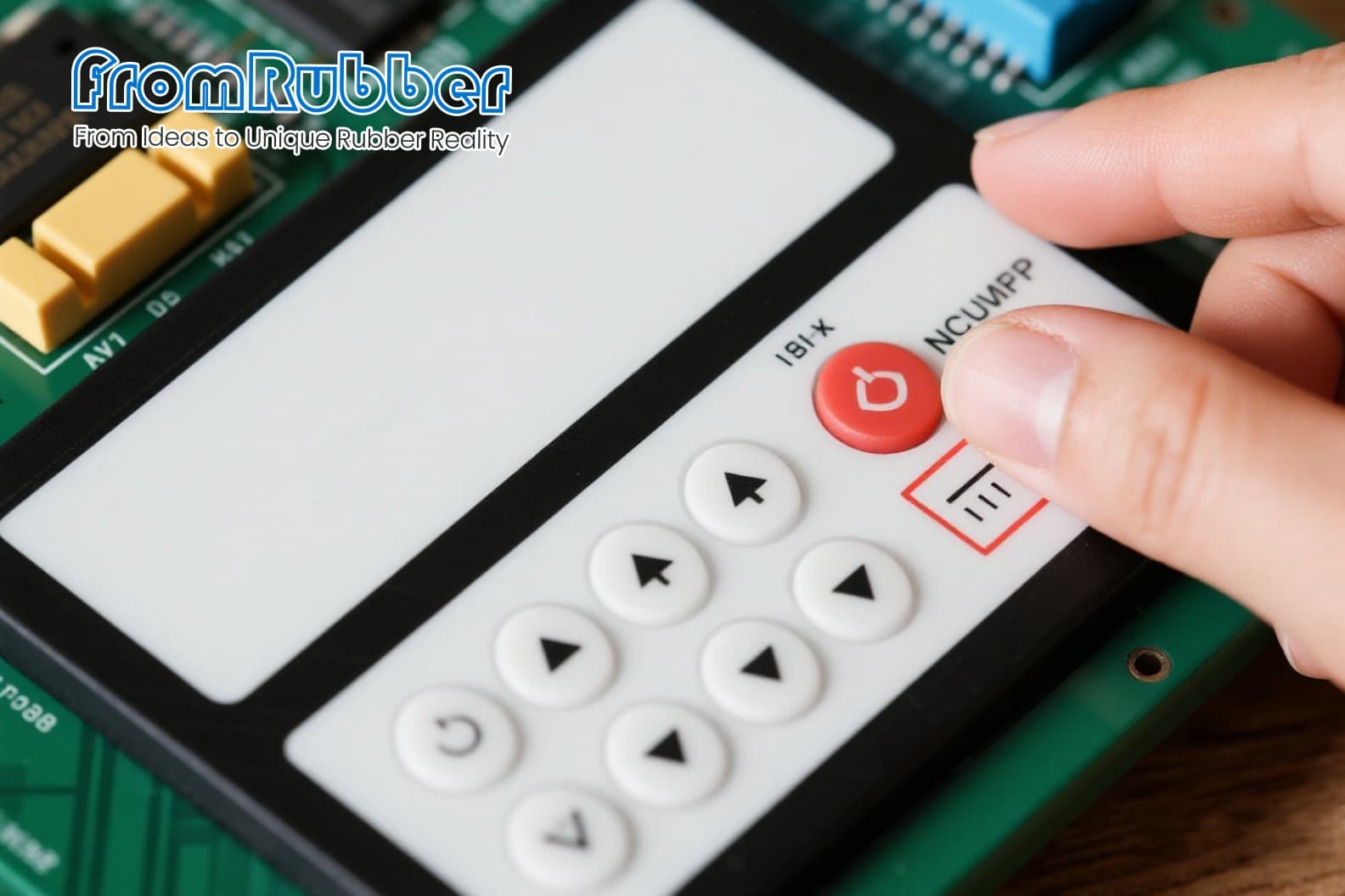 Custom FPCA Silicone Switch Panel in Application