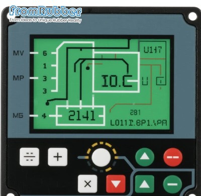 Custom Silicone Thin‑Film Switch with Membrane UI for Industrial Controls