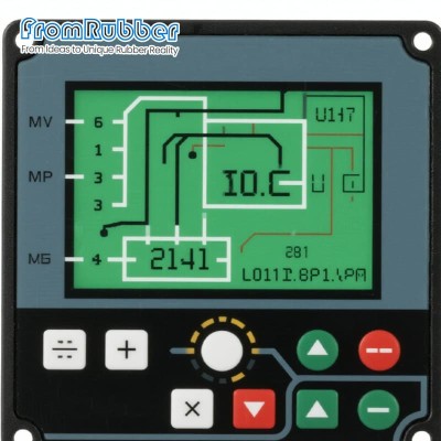 Custom Silicone Thin‑Film Switch with Membrane UI for Industrial Controls