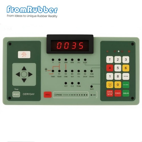 Backlit Silicone Membrane Switches with Metal Dome Assembly
