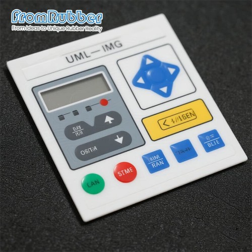 Backlit Silicone Membrane Switches with Metal Dome Assembly