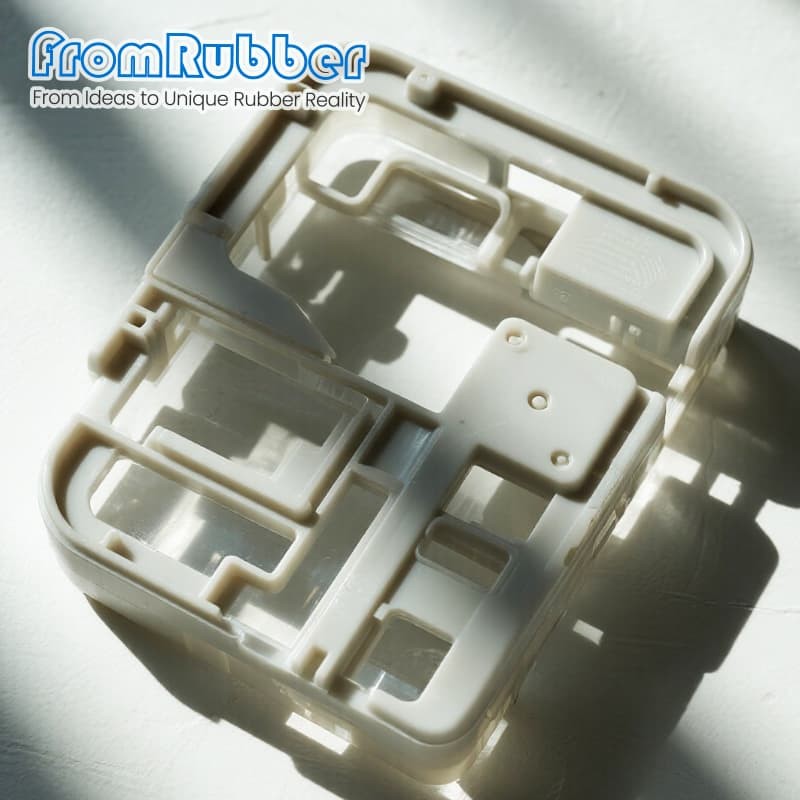 Injection molded plastic housings ready for assembly