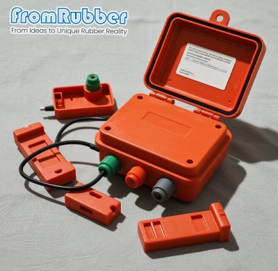 Outdoor Plastic Enclosure with Mounting Holes - Secure & Rustproof