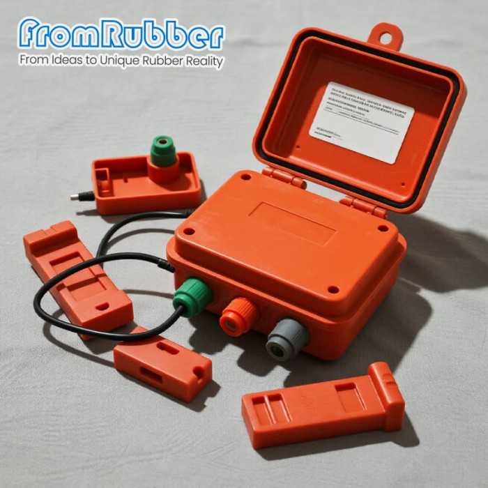 Outdoor Plastic Enclosure with Mounting Holes - Secure & Rustproof