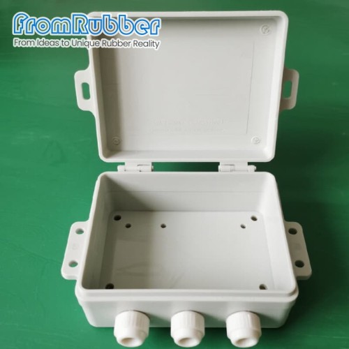Outdoor Plastic Enclosure with Mounting Holes - Secure & Rustproof