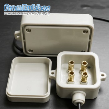 Outdoor Plastic Enclosure with Mounting Holes - Secure & Rustproof