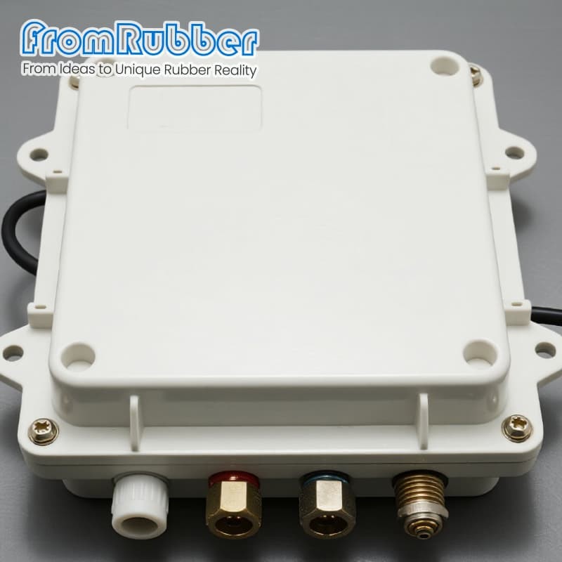 Outdoor Plastic Enclosure with Mounting Holes