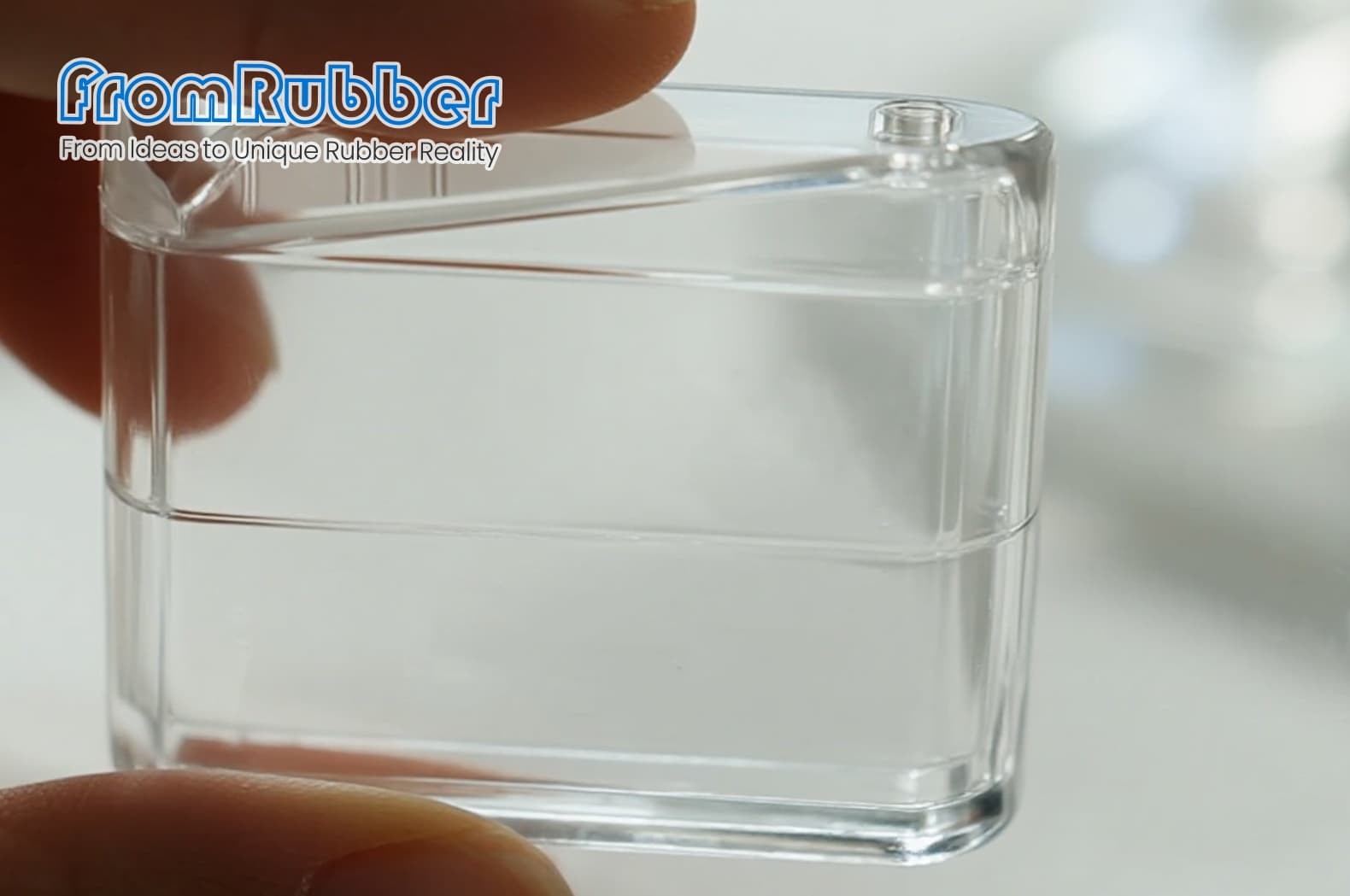 Clear plastic enclosure showing internal components