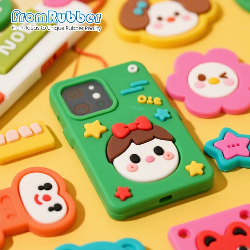 Safe silicone name label for kids
