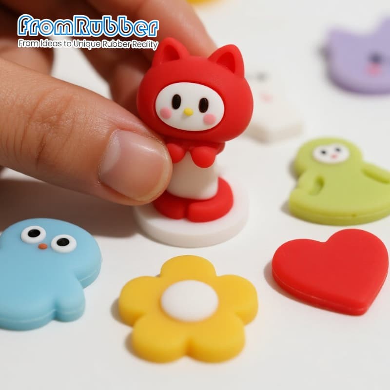 Washable silicone name label