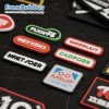 Embossed 3D Logo Silicone Labels for Brand Promotion