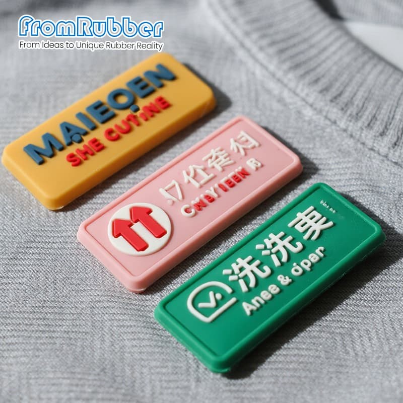 Silicone Label on Backpack