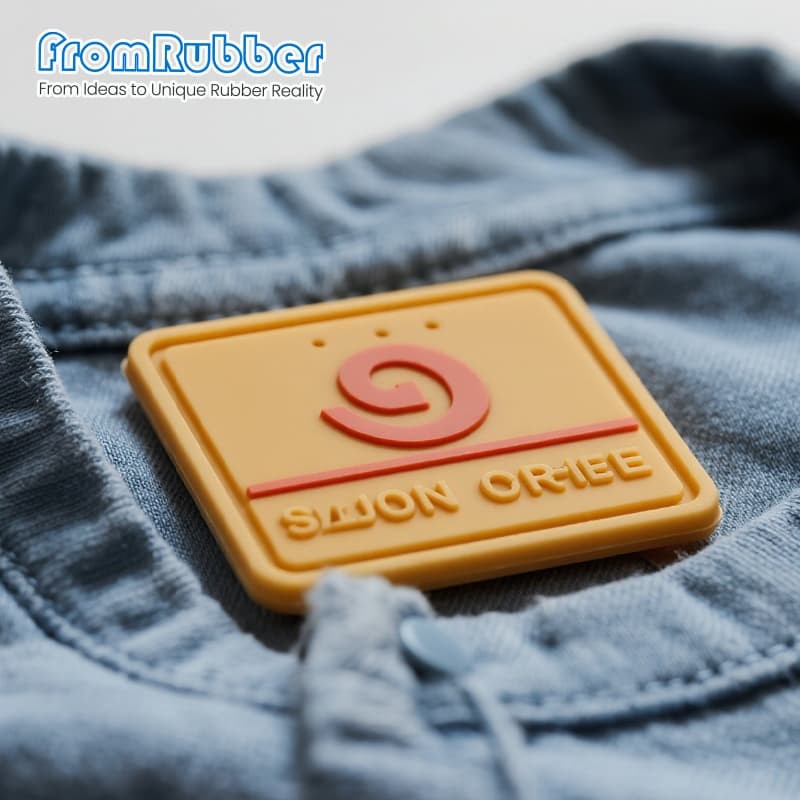 Silicone Label on Outdoor Jacket