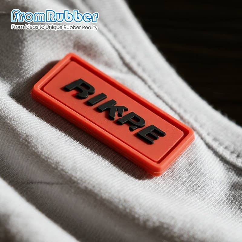 Trendy sneakers with silicone patch designs