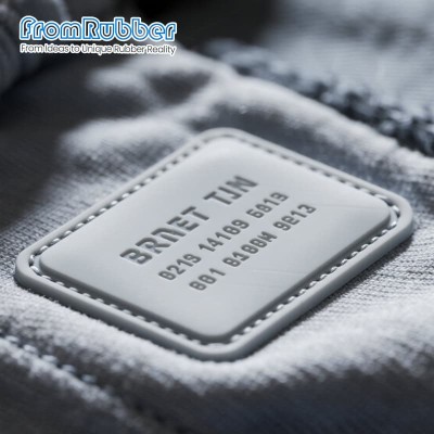 Modern Durable Sew‑On Silicone Patch for Caps, Bags & Jackets