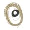 Silver Aluminum Conductive Silicone Rubber Strip Good Shielding Performance